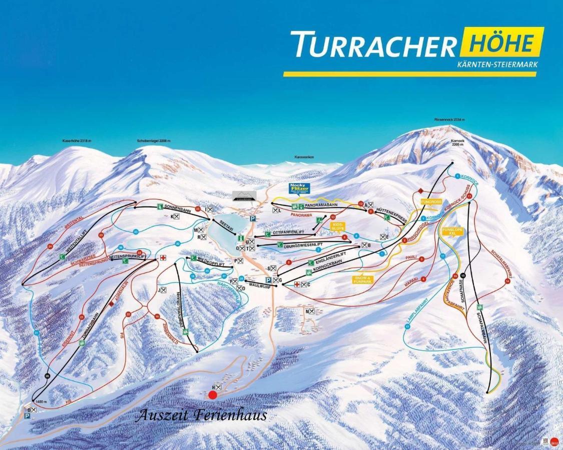 Auszeit Ferienhaus Fur 6 Personen ,Mit Grosser Terrasse Und Panoramablick, Turracher Hohe -A1 Haus 436 A Links- Екстер'єр фото